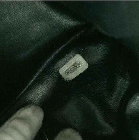 CHANEL Navy blue Triple Coco CC Logo Lambskin Drawstring Shoulder Bag - Picture 9 of 11